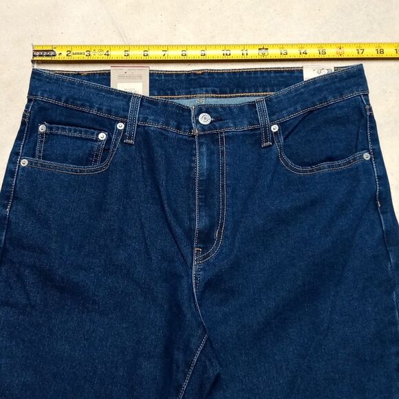 NWT Levi's 726 Flare Jeans Women's 32x30 Denim Bell Bottom High Rise Retro - Picture 10 of 11